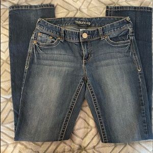Maurice’s straight cut jeans